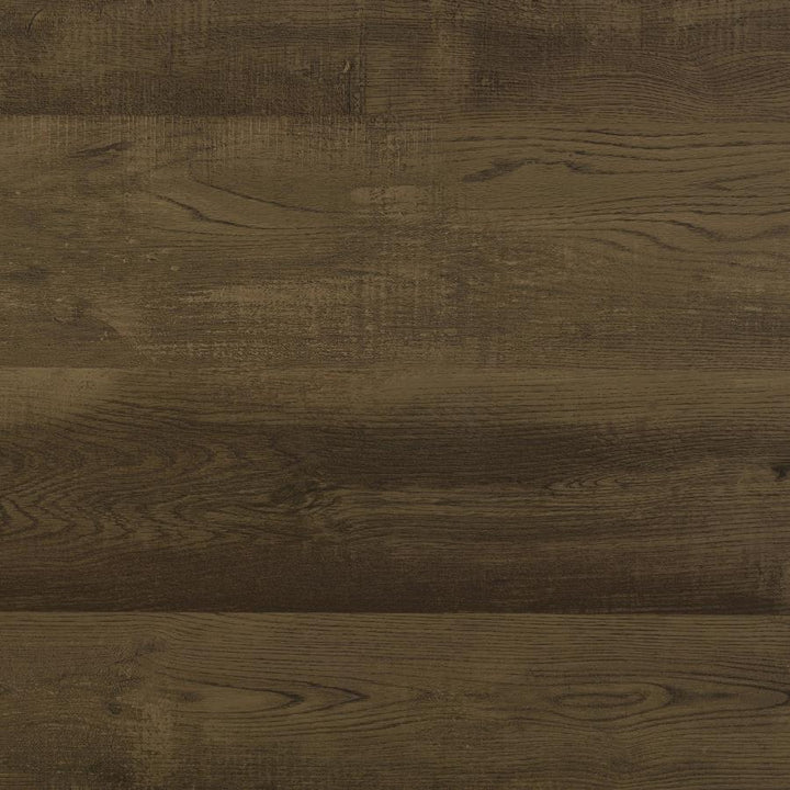 Burkhart - Round Pub Height Bistro Bar Table - Brown Oak Bar Table modern furniture Contempo Furniture