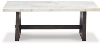 Burkhaus Coffee Table - White Cocktail Table modern furniture Contempo Furniture