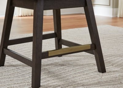Burkhaus Counter Height Barstool - Dark Brown Stool Set modern furniture Contempo Furniture