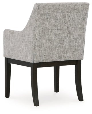 Burkhaus Dining Arm Chair - Dark Brown Chair Set modern furniture Contempo Furniture
