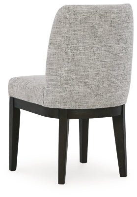 Burkhaus Dining Chair - Dark Brown Chair Set modern furniture Contempo Furniture