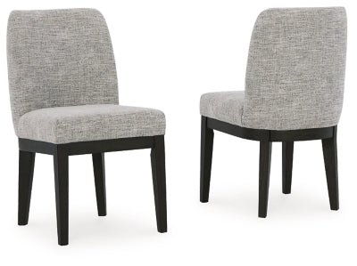 Burkhaus Dining Chair - Dark Brown Chair Set modern furniture Contempo Furniture