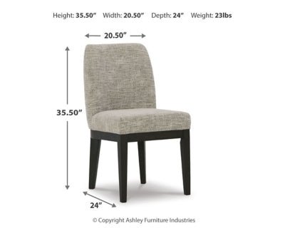 Burkhaus Dining Chair - Dark Brown Chair Set modern furniture Contempo Furniture