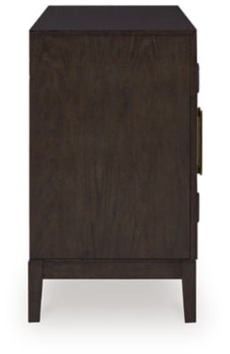 Burkhaus Dining Server - Dark Brown Server modern furniture Contempo Furniture