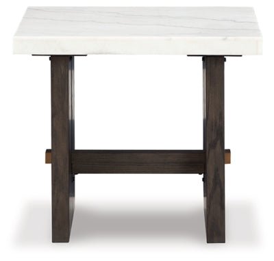 Burkhaus End Table - White End Table modern furniture Contempo Furniture