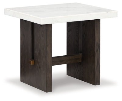 Burkhaus End Table - White End Table modern furniture Contempo Furniture