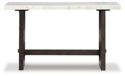 Burkhaus Sofa Table - White Sofa Table modern furniture Contempo Furniture