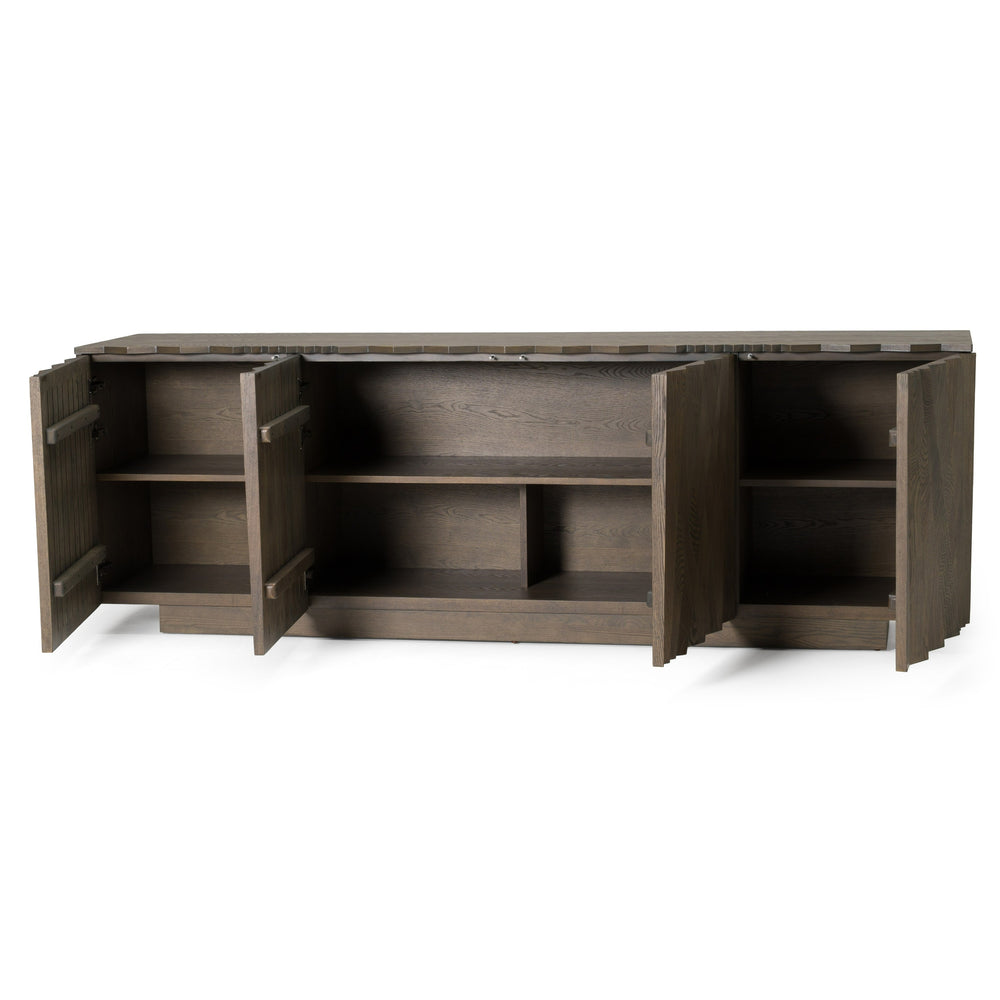 Byer - Modern Grey Ash Veneer Buffet
