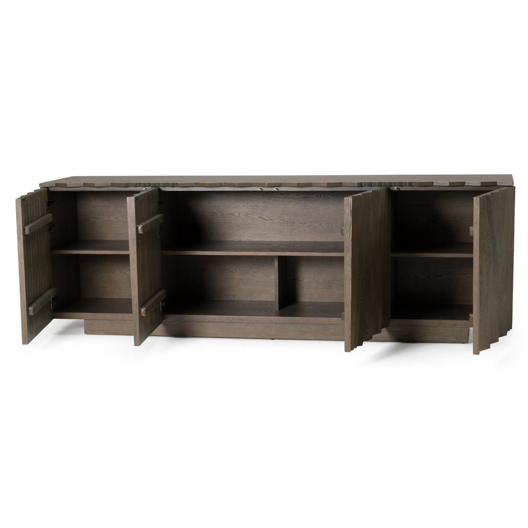 Byer - Modern Grey Ash Veneer Buffet