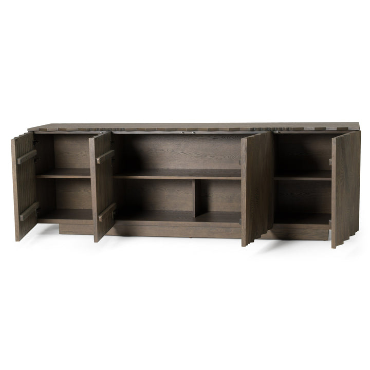 Byer - Modern Grey Ash Veneer Buffet