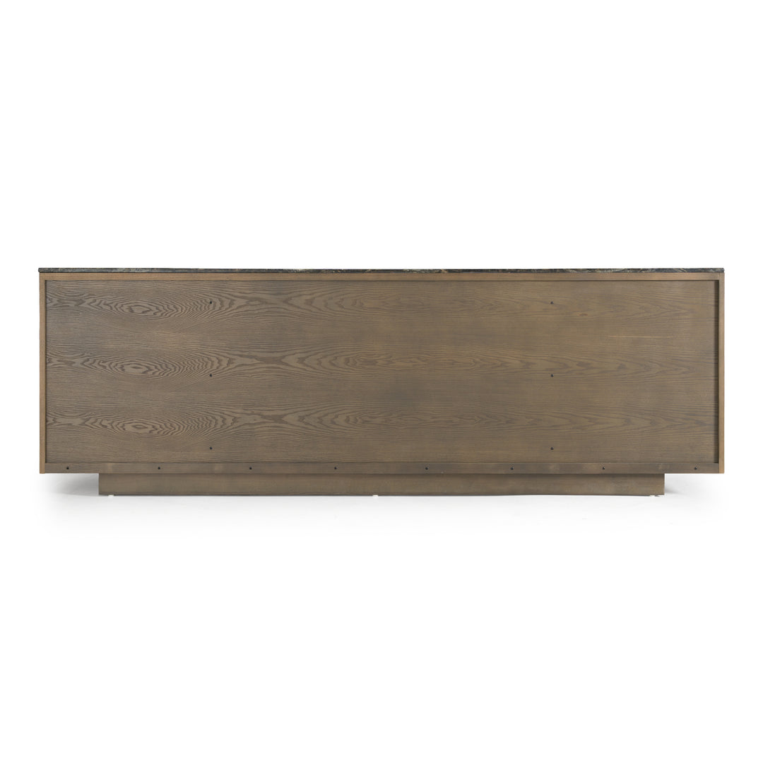 Byer - Modern Grey Ash + Marble Buffet