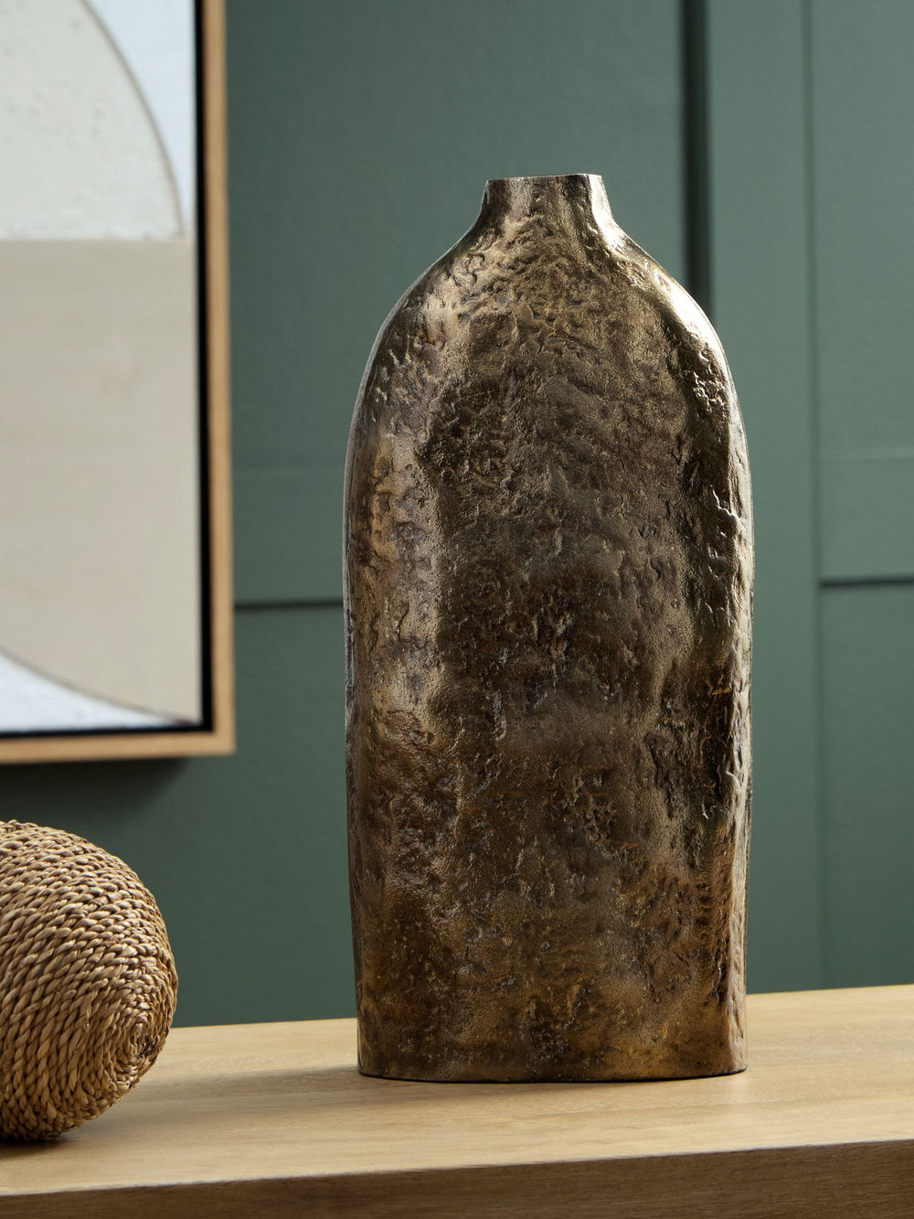 Wallmond - Vase - 15.75" - Antique Brass Finish by Ashley Furniture product image