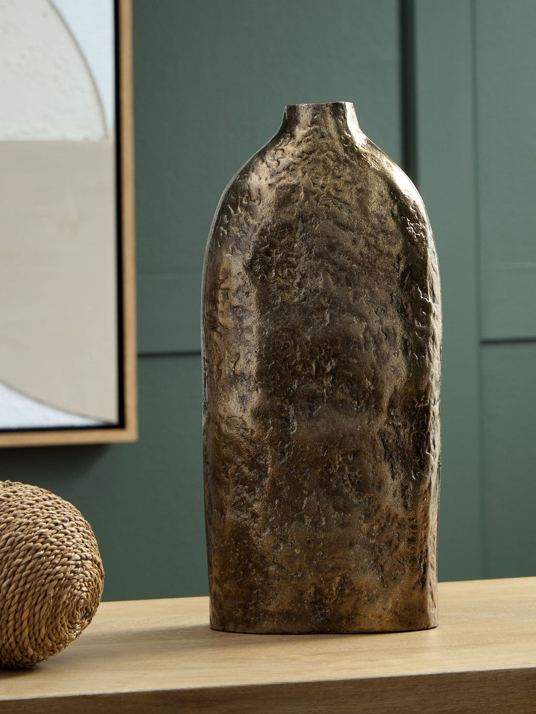 Wallmond - Vase - 15.75" - Antique Brass Finish by Ashley Furniture product image