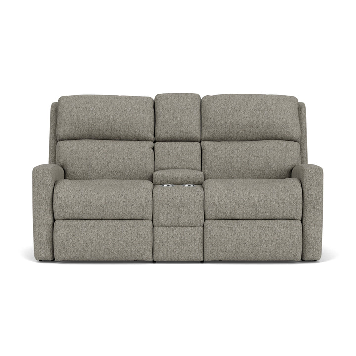 Catalina Power Reclining Loveseat With Console &amp; Power Headrests Gray