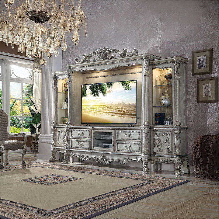Dresden - Entertainment Center - Vintage Bone White