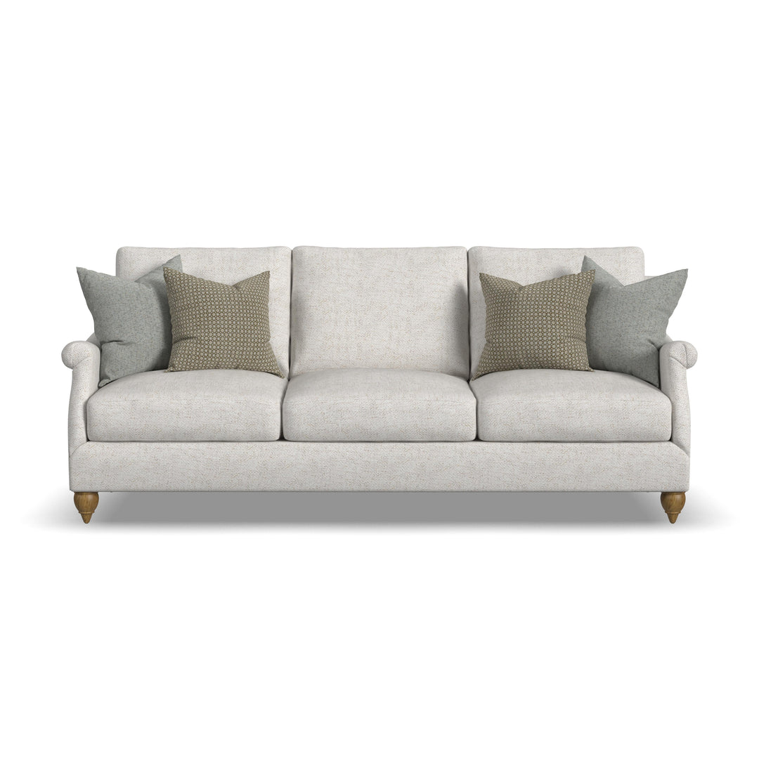 Flexsteel 7171-31 Veda  86" Sofa  White