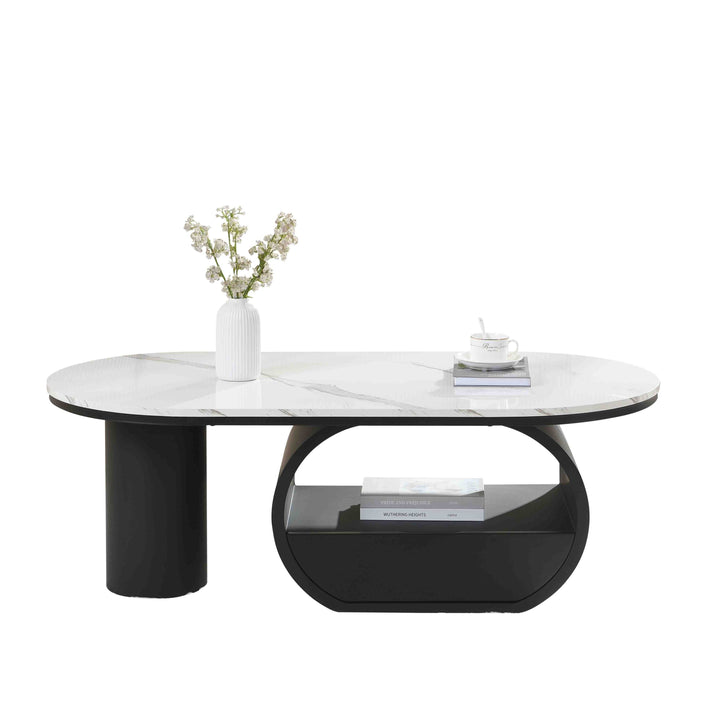 modern-oval-faux-marble-coffee-table-with-storage-drawer