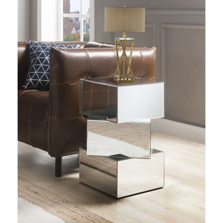 Dominic - 20" End Table - Mirrored