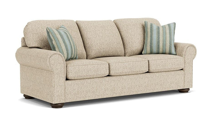 Flexsteel 5538-31 Preston  Fabric Sofa  Beige