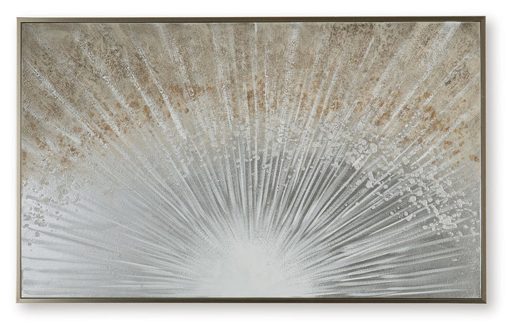 Waldard - Wall Art - Gray / Taupe / White