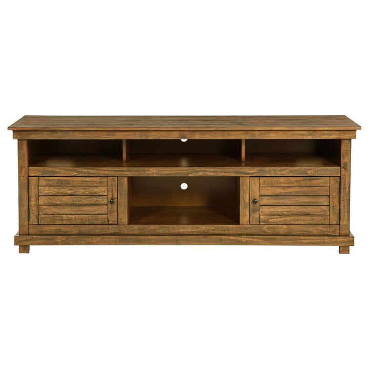 Payne - TV Stand Media Console - Distressed Brown