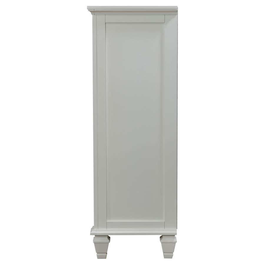 Sandy Beach - 5-Drawer Bedroom Chest - Cream White