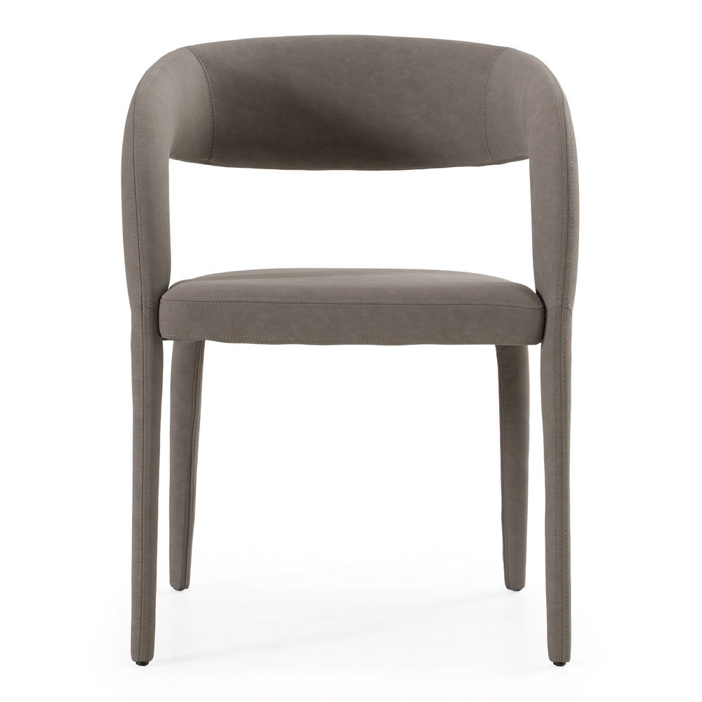 Faerron - Modern Upholstered Dining Chair - View 3