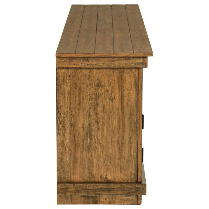 Payne - TV Stand Media Console - Distressed Brown