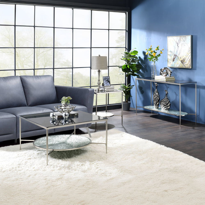 Adelrik - Coffee Table - Glass & Chrome