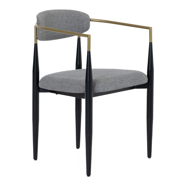 Buchtel - Mid-Century Modern Fabric Dining Chair