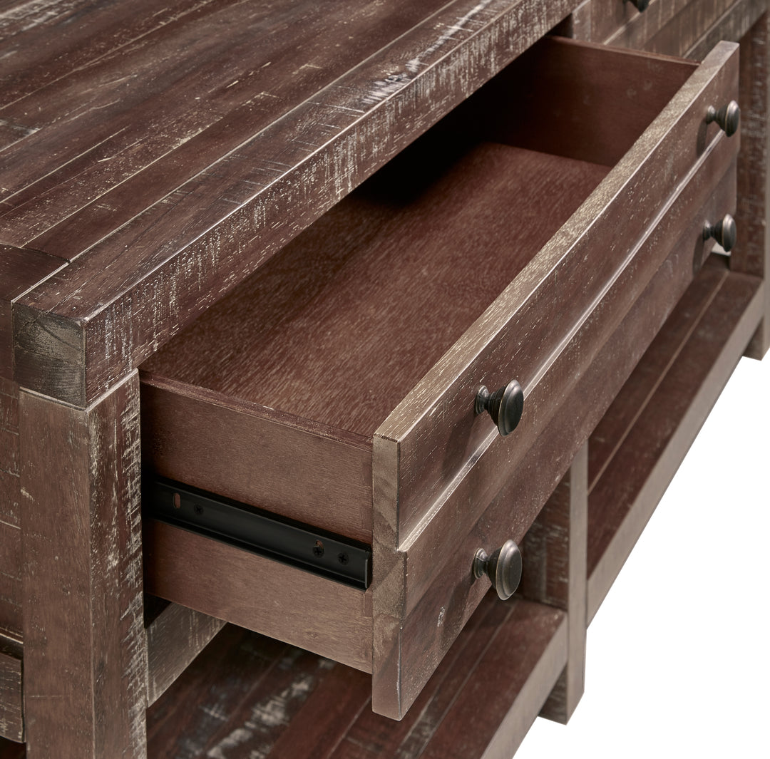 Modus Furniture 8T0623 Townsend Solid Wood Console Table In Java