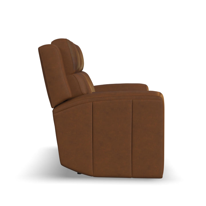 flexsteel-1596-64ph-70572-wyatt-power-reclining-loveseat-with-console-power-headrests-lumbar-light-brown