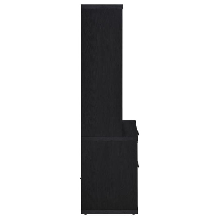 Westpark - 3 Piece Wall Unit Bookcase Set With USB - Black
