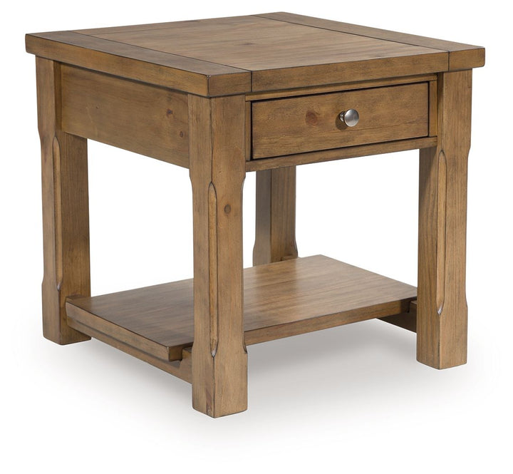 Vandenmore - Rectangular End Table - Medium Brown by Ashley Furniture product image