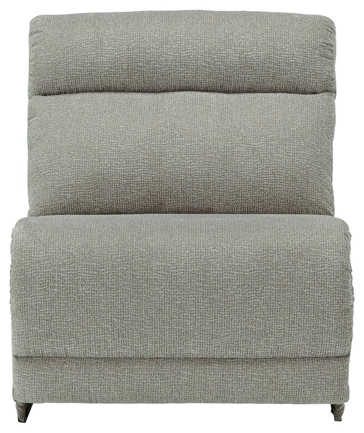 Colleyville - 4-Piece Power Reclining Sectional With RAF Back Chaise - Stone by Ashley Furniture product image