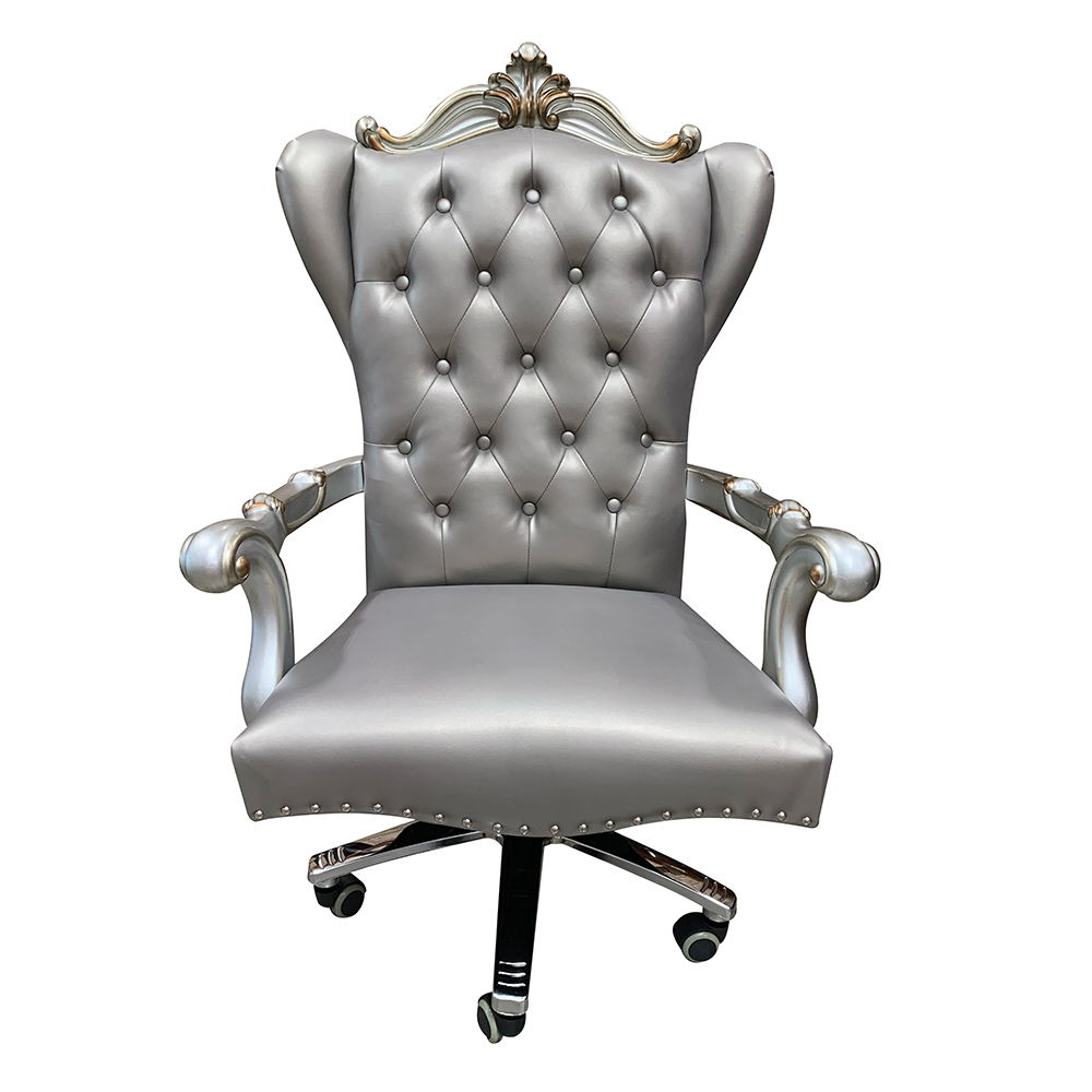 versailles-executive-office-chair-silver-synthetic-leather-antique-platinum