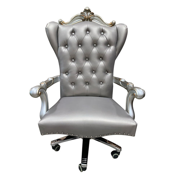 versailles-executive-office-chair-silver-synthetic-leather-antique-platinum