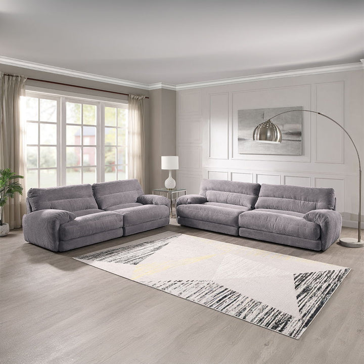 Cadenza - Sofa - Gray Corduroy