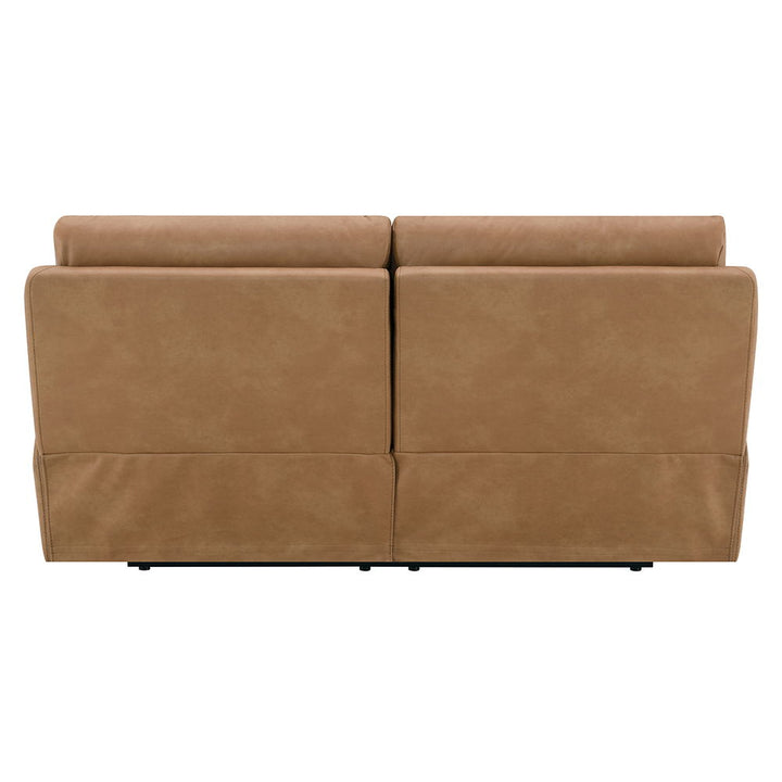 Chavis - Power Motion Loveseat With USB & Power Headrest - Brown