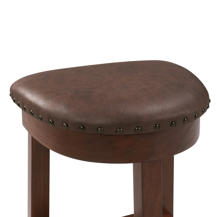 solid-wood-bar-table-set-3-stools-pine-in-cherry