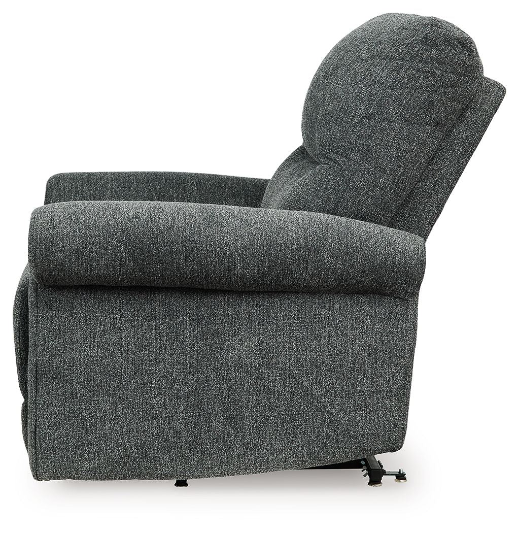 Aureta Power Lift Recliner with Heat and Massage in Next-Gen Nuvella™ Fabric - Brown