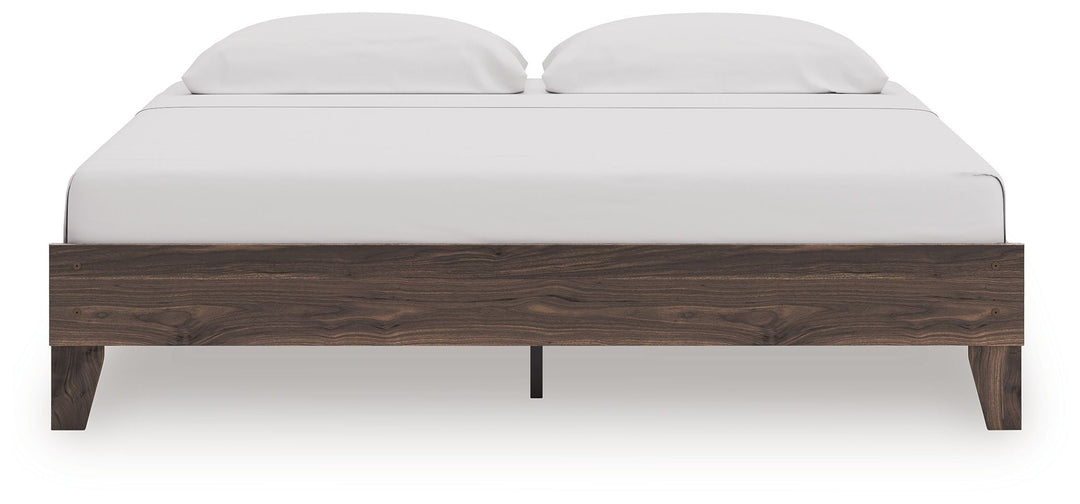 Calverson - King Platform Bed - Brown