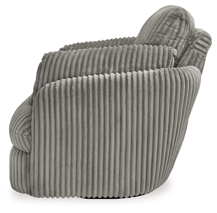 Tie-Breaker - Swivel Glider Recliner - Fog