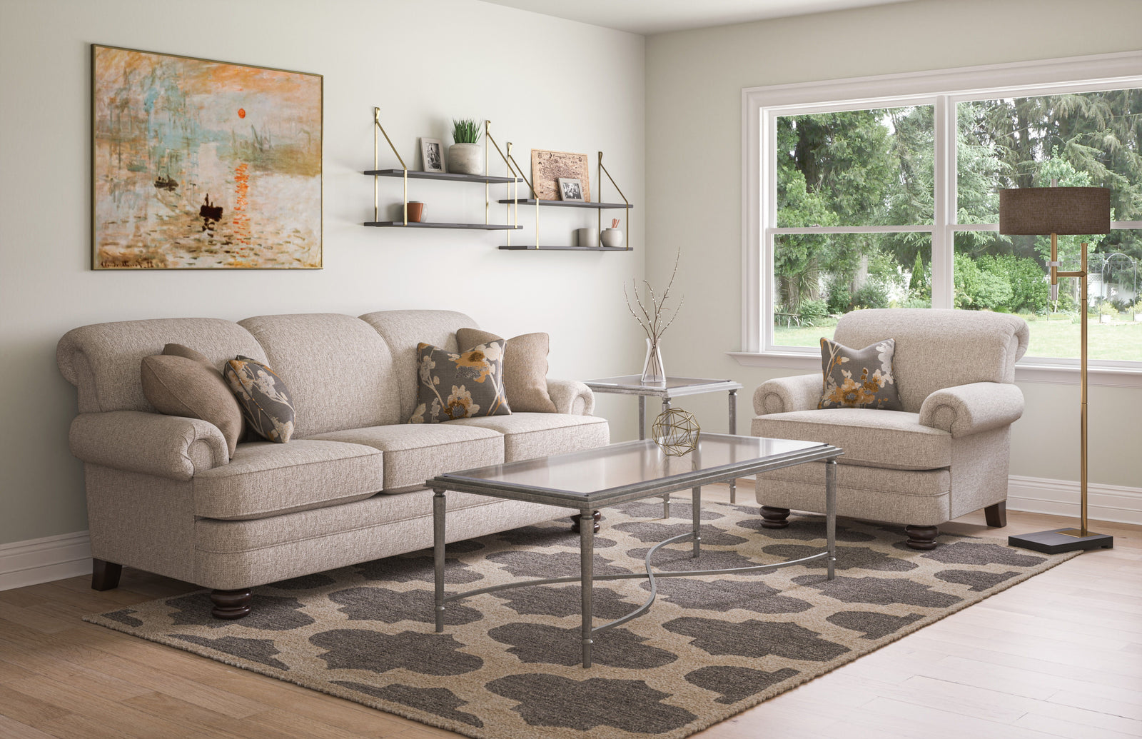 Flexsteel 7790-31 Bay Bridge  Sofa  Beige