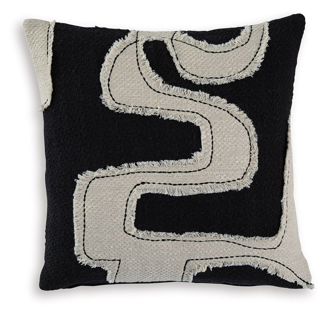 Veerbank - Pillow (Set of 4) - Black / Beige by Ashley Furniture product image