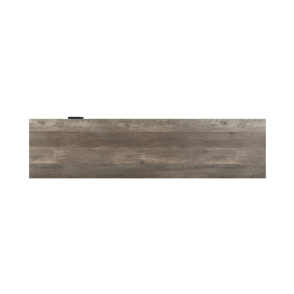 Nantan - 28" TV Stand - Rustic Oak & Black