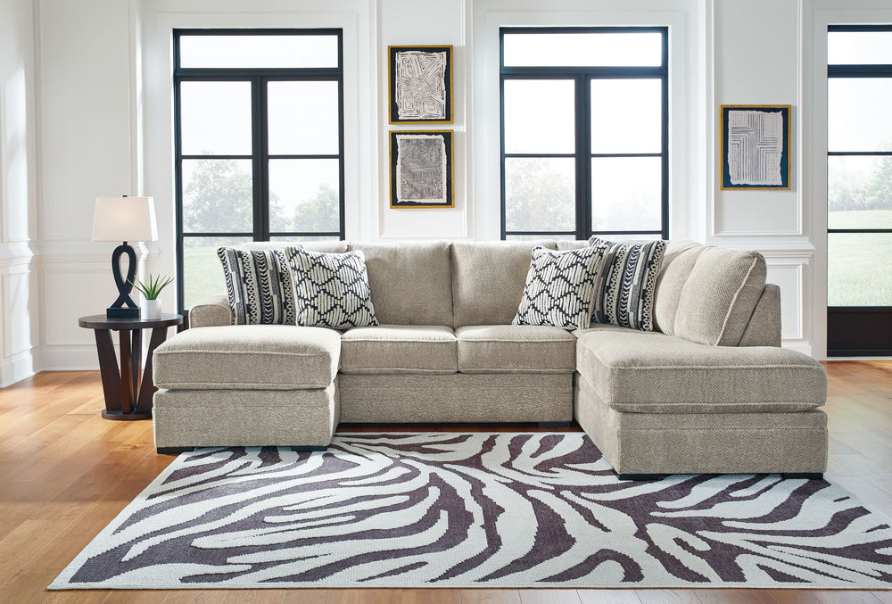 Calnita - 2-Piece Sectional With Raf Corner Chaise - Sisal by Ashley Furniture product image