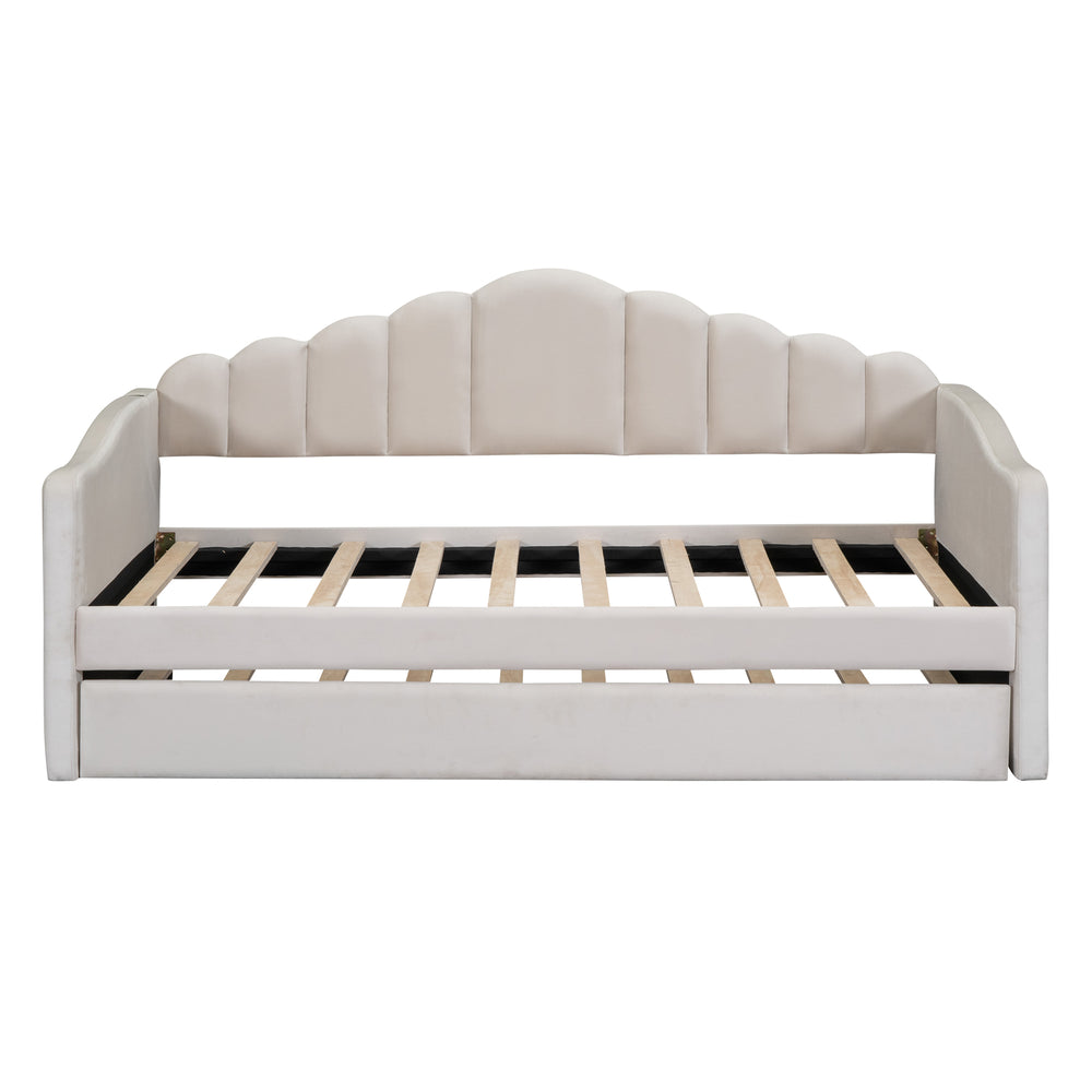 twin-size-velvet-upholstered-daybed-with-trundle-usb-charging-ports-beige-or-pink