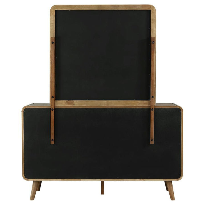 Robyn - 6-Drawer Bedroom Dresser And Mirror - Light Ash