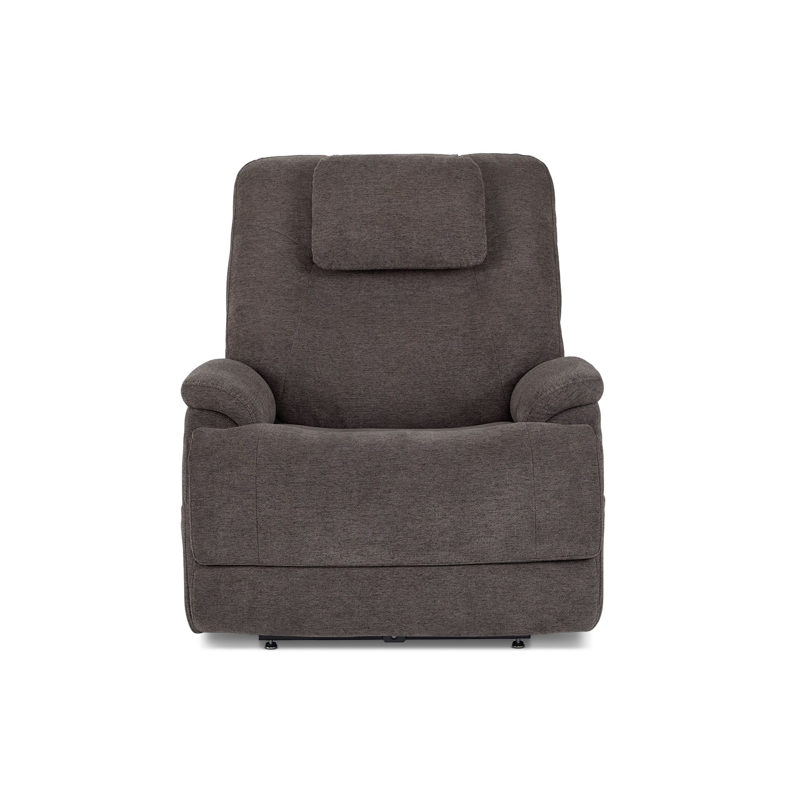 Flexsteel Zecliner Model 2+ Dove Fabric Power Lift Sleep Recliner with Power Headrest & Lumbar